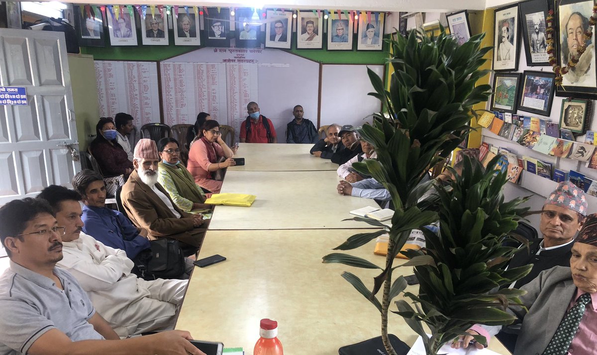 drbishnuhnepal's tweet photo. OtO of #BuddhaJayanti,#NepalViswaShaantiVikasSamaj organized peace talk and #poetry symposium.TX@the academics that they applauded my #poem and made my proposal @UN to declare #Buddha as #LightOfTheUniverse -as major point in #KathmanduDeclaration, Thursday.
#Nepal@#UNSG #NYT #AP https://t.co/VPKFL0j3Mx