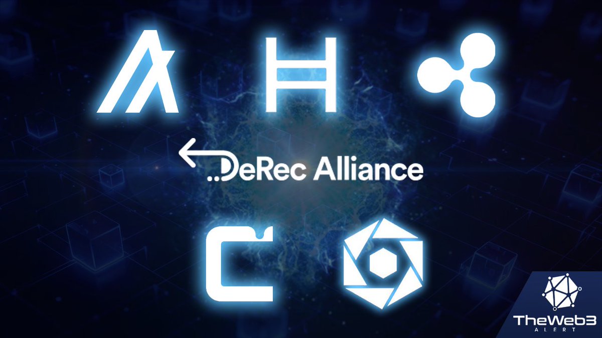 Collaboration over Competition

This is the ethos of Web3 thru open ecosystems &amp; data sharing.

Collaborative building beats building siloed networks.

The DeRec Alliance embodies this as the most ambitious DLT partnership to date!

$DAG 🤝 $XRP 🤝 $HBAR 🤝 $ALGO 🤝 $CSPR
