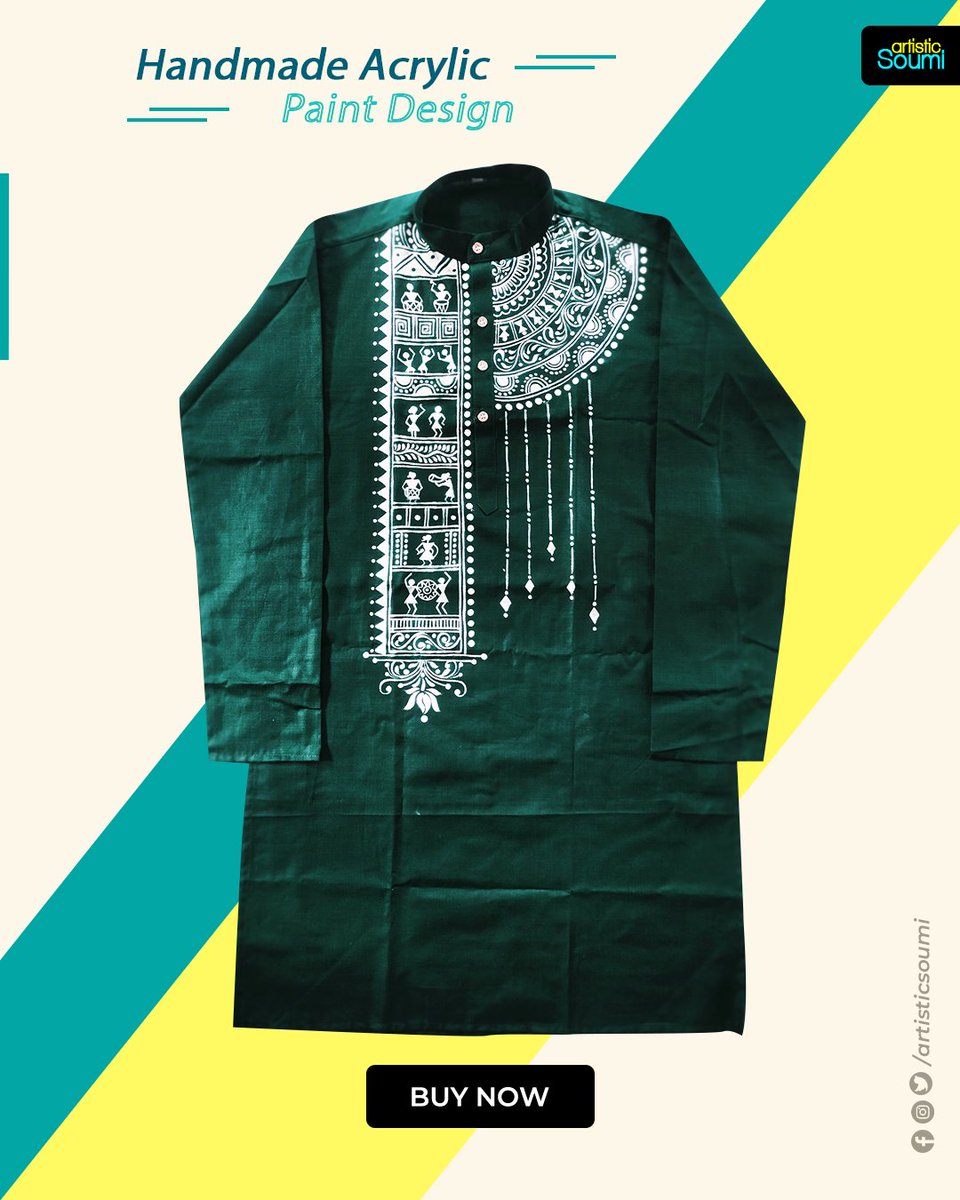 artisticsoumi's tweet photo. Hand-painted Acrylic Design 
:- Customised as per your request 😇
:- Dm for orders and details 📩

Follow me on:
Facebook- https://t.co/wHW0ne8sB6
Instagram- https://t.co/oe1cCJcApT

#tshirtdesign #tshirtpainting #fabricwork  #Tshirtwork #tshirt #painting #acrylicart #kurtaart https://t.co/mINP68MZAW