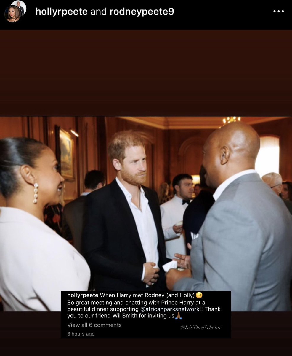 Prince Harry’s American and global network have gotten even bigger since he and Meghan moved to Santa Barbara. From Oprah to Will Smith, to Beyonce, to Tyler Perry, to Holly, to Nigerian military, to NATO, to Bezos & US presidents. There is no limit to the Sussexes’ rise.