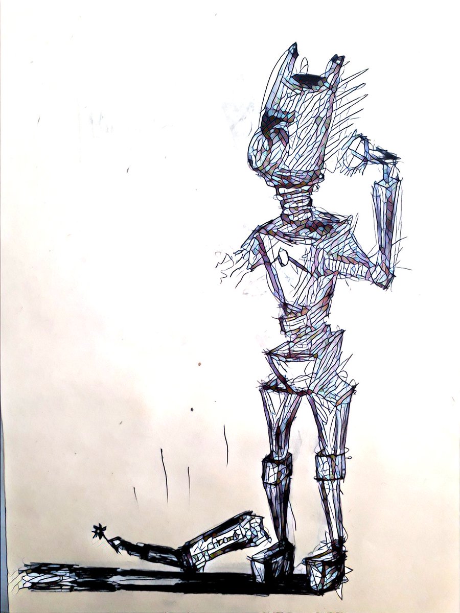 Gm Gm 890 Legends 😎🤜🏼🤛🏼
wish you a great friday ❤️
Introducing 'SELF CONTROL '  
4/5 ED  👉🏿👉🏾👉🏽👉🏻4 #xtz 👈🏻👈🏽👈🏾👈🏿
----------
#torophin #objktcom #TezosNFTs #blackandwhite #ink #ballpen #robot
----------
🔗👇🏻