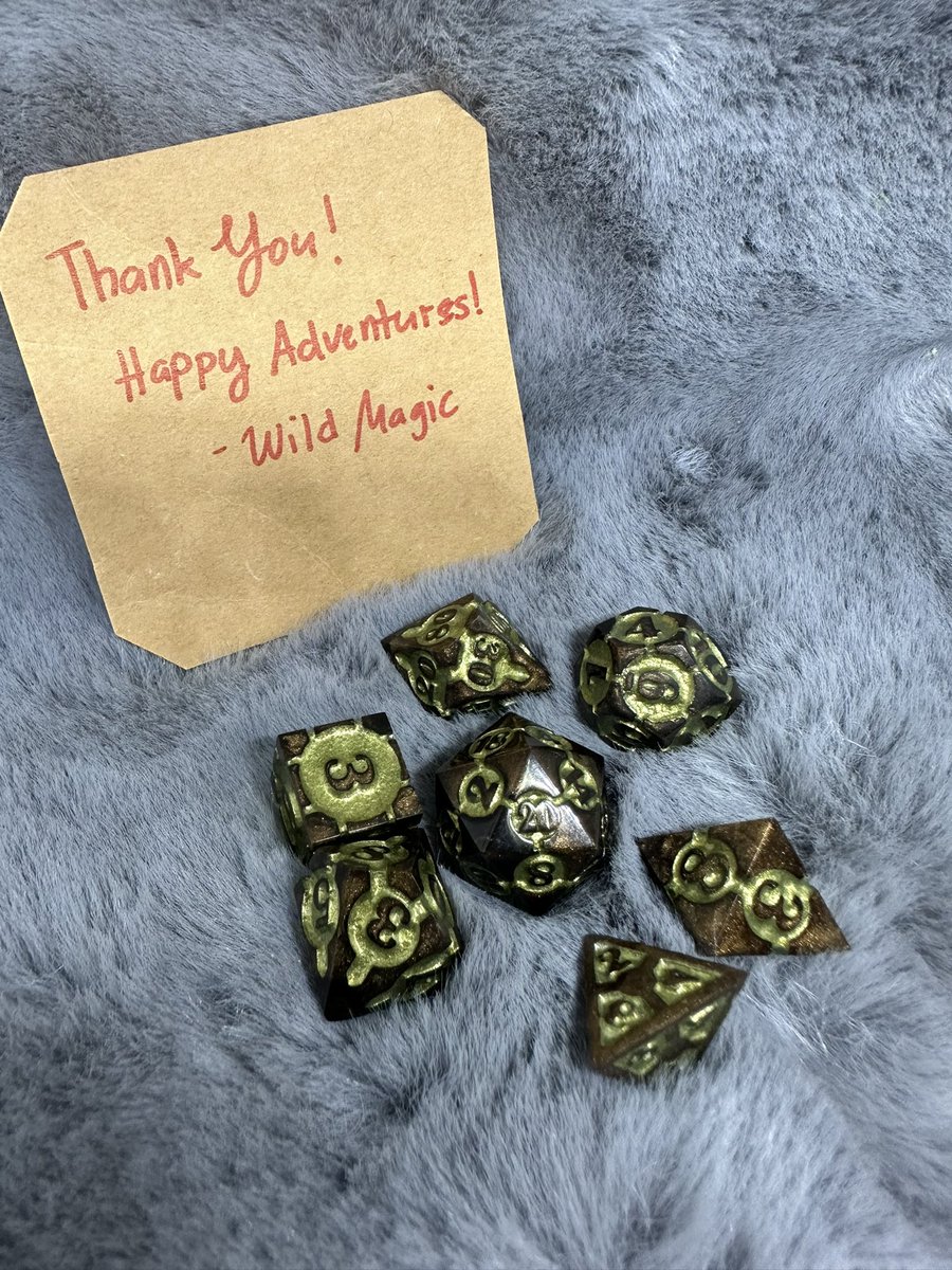 jcsflo's tweet image. New dice from @WildMagicPH !