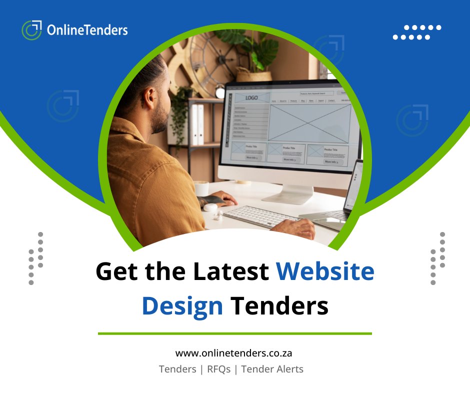 New Website Design Tenders and Business Opportunities:
- Website development and content creation.

#websitedesign #websitedesigner #dailytenderalerts #tenders #onlinetenders

Visit the OnlineTenders website to find the latest Website Design tenders:
onlinetenders.co.za/tenders/south-…