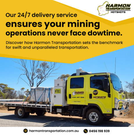HarmonTransport's tweet image. Service Highlight: "Our 24/7 delivery service ensures your mining operations never face downtime. Discover how Harmon Transportation sets the benchmark for swift and unparalleled transportation. #FreightDelivery #MiningLogistics"