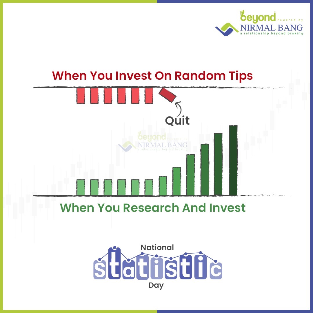 Wise investing starts with data💹

Ditch the random tips & research before you invest for better outcomes. 💯

NATIONAL STATISTIC DAY

#NirmalBang #NationalStatisticday #Statistics #DataAnalysis #Research #Invest #StockMarket