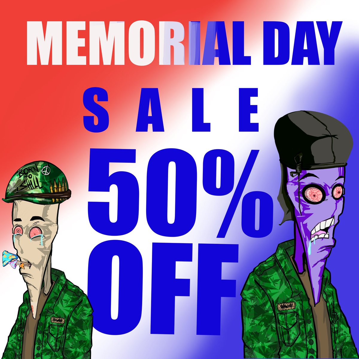 Memorial Day sale!!!!! 
50% OFF!!!
JOIN THE RANKS OF THE #HIGHR SOCIETY
🔗⬇️⬇️⬇️⬇️