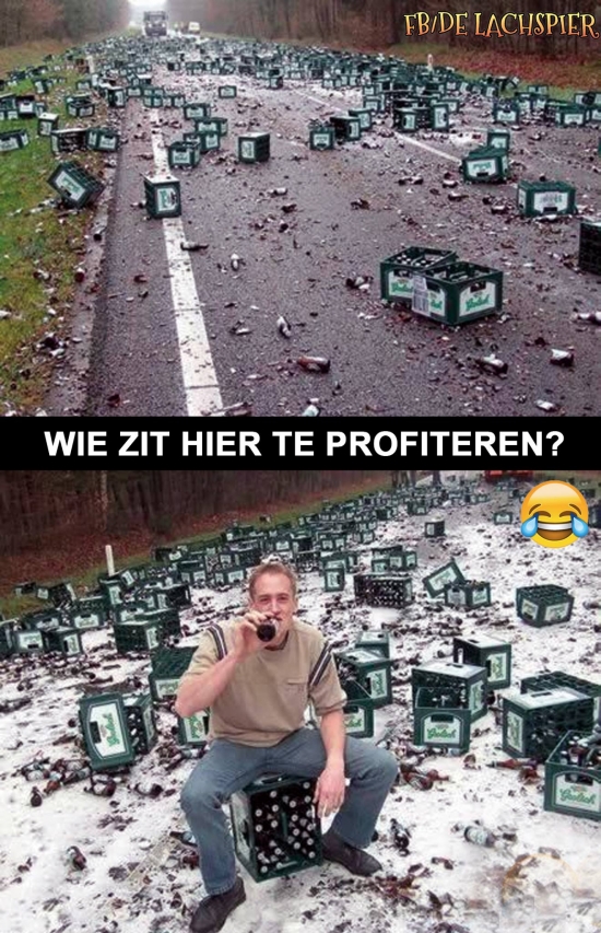 Tja, het moet toch opgeruimd worden daarom vragen ze vrijwilligers......