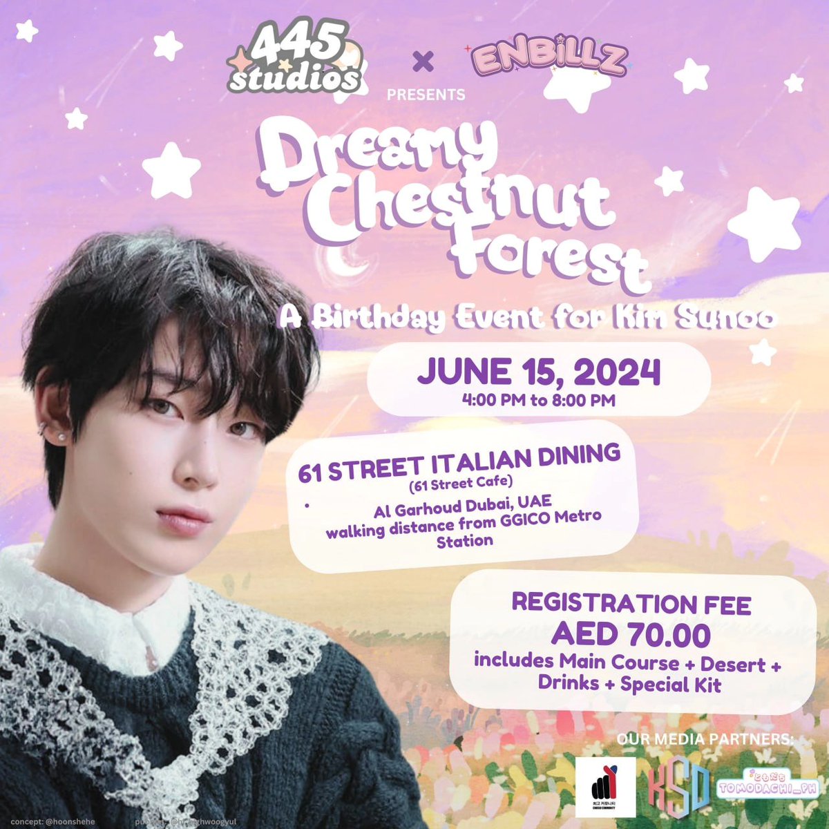 ENBILLZ_UAE's tweet photo. 🧚🏻‍♀️🪄 Have you ever wondered about the origins of fairies? It is said that these magical creatures are born from a baby's first laugh and a tiny marigold seed. ✨

💫🌻 As we gather to celebrate the enchanting 21st birthday of our dearest fairy, Kim Sunoo. https://t.co/5ae09nAEz3