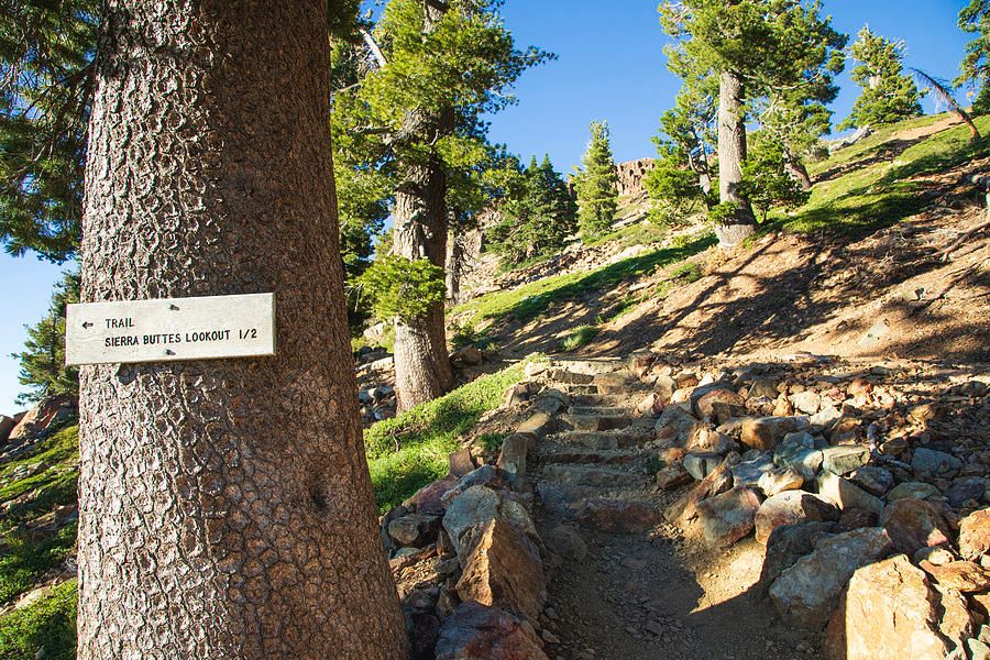 Sierra Buttes 6 - Hiking trail to the Sierra Buttes Fire Lookout in Sierra County California Prints and merch: buff.ly/4blHryN #hikingphotography #firelookout #northerncalifornia
