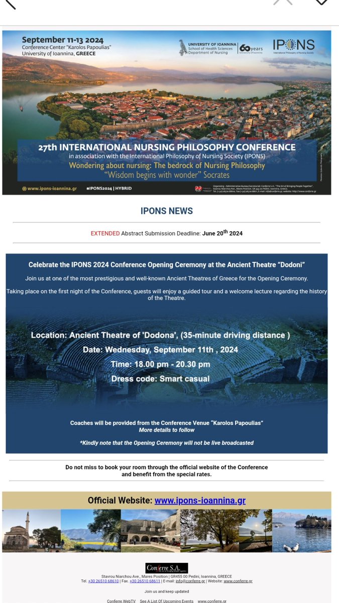 Just in abstract deadline extended till 20th June 2024. Ps <a href="/Chris24Kahle/">C.K</a> <a href="/FreyaESewell/">Freya Collier-Sewell</a> <a href="/LucindaCantyPhD/">Lucinda Canty PhD, CNM, FAAN, FACNM, Nurse-Midwife</a> <a href="/salthorne/">Sally Thorne</a> <a href="/martinlipscomb/">Martin Lipscomb (martin.lipscomb.ml@gmail.com)</a> <a href="/PaulCSnelling/">Paul Snelling</a> @ucinursing <a href="/ProfAGallagher/">Ann Gallagher</a> <a href="/ProfBrendan/">Brendan McCormack</a> <a href="/morley_georgina/">Georgina Morley (she/her) 🏳️‍🌈🏳️‍⚧️</a> <a href="/RushNursingDean/">Christine M Kennedy RN PhD FAAN</a> @LydiaWytenbroek @peggychinn @ProfJuneG <a href="/dan_warrender/">Dr Dan Warrender</a>