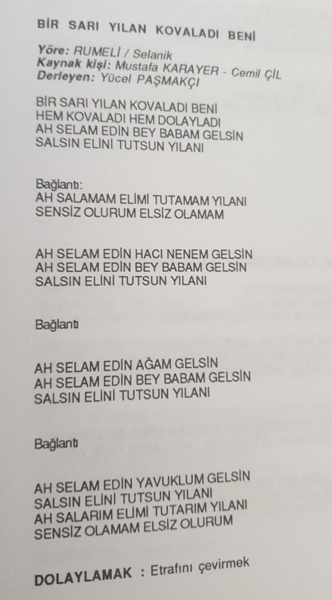 Bazı seçenekler. Bir Sarı Yılan Kovaladı Beni türküsü. Rumeli, Selanik yöresi. Trt müzik arşivinden. @trtarsiv