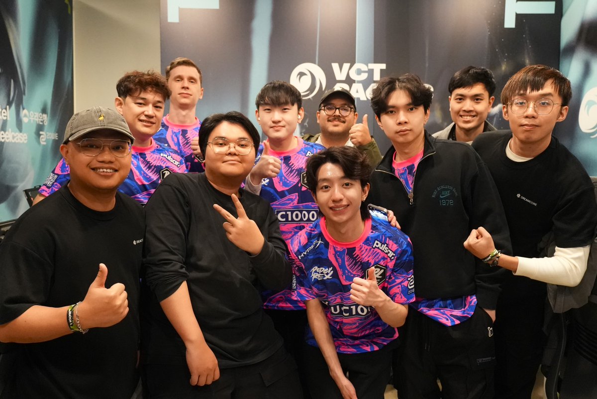 Thank you to our partners at @DreamcoreSG for sending their engineers all the way to Seoul to keep the PRX team PCs in top shape! We’re glad they came along to watch the boys in the Grand Final. Dreamcore buff unlocked 🔥 #WGAMING