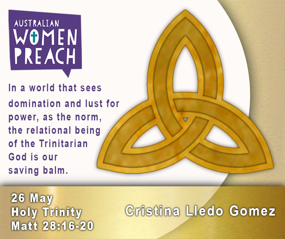 Our latest episode, Living Trinitarian faith, and gratitude for who bring you to it, thanks to <a href="/CristinaLledoG/">Cristina</a>  and
australianwomenpreach.com.au  <a href="/watacinc/">WATAC Inc.</a> <a href="/TheGoodOilSGS/">The Good Oil</a>