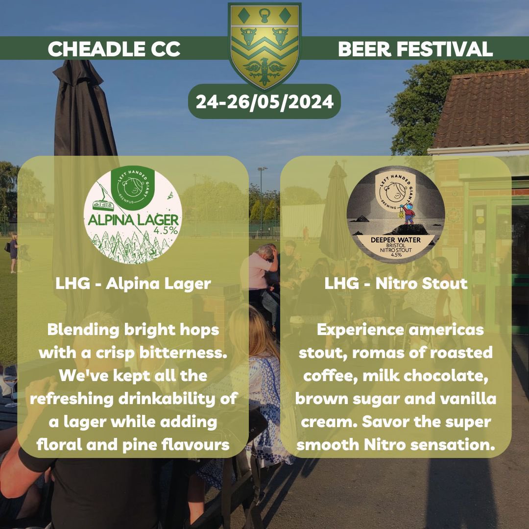 We open TONIGHT from 5!

Two more on show from <a href="/LHGBrewingco/">Left Handed Giant</a>