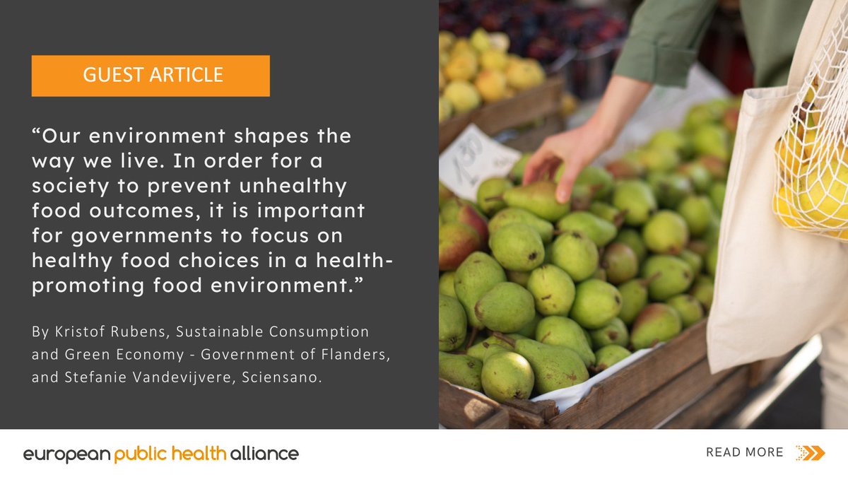 Our latest guest article shares insights from the Open Food Conference. It highlights the need for systemic change such as the necessity for governments tools like fiscal measures to reshape #FoodEnvironments and #HealthierDiets 🔗epha.org/the-open-food-…