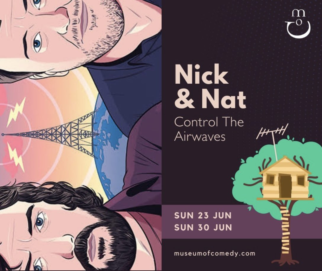 Come along to our first ever Control the Airwaves live shows on Sunday 23rd and Sunday 30th June at the <a href="/museumofcomedy/">Museum of Comedy</a> with <a href="/TheNickHelm/">Helm Dogg on Tour</a> and <a href="/natmetcalfe/">Nathaniel Metcalfe (also available on Bluesky)</a> alongside a couple of special guests on each night. Tell your friends (to buy some tickets). museumofcomedy.ticketsolve.com/ticketbooth/sh…