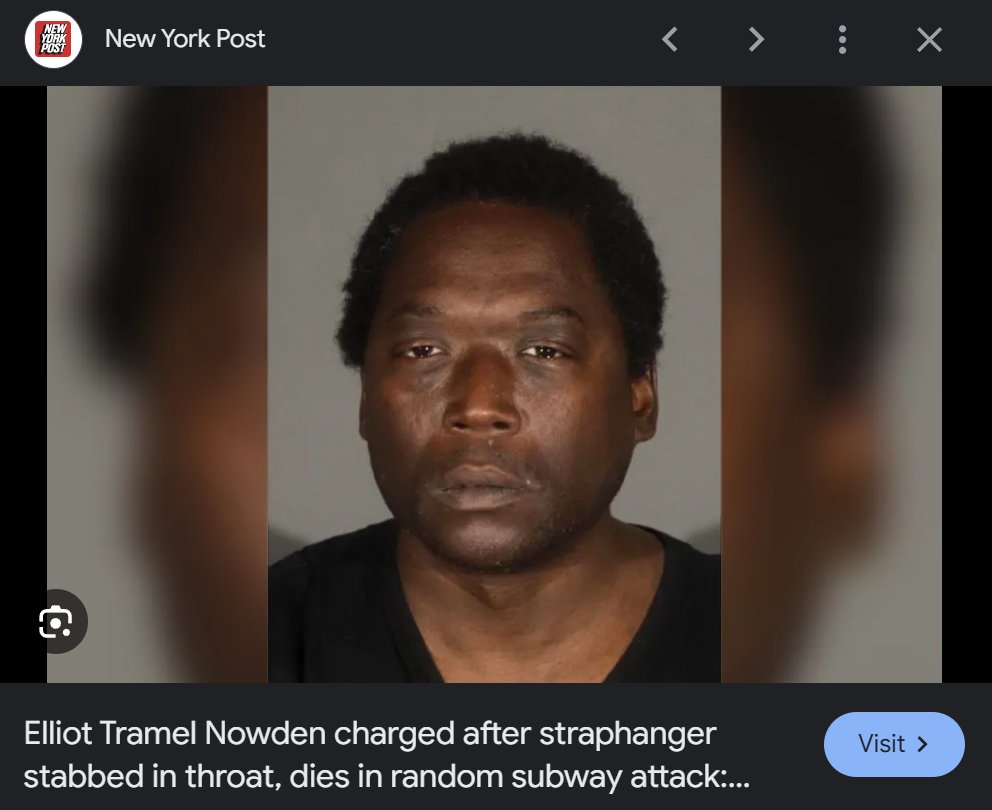 (Los Angeles 2024) These thugs out there just randomly cutting the throats of commuters. Daniel Penny was right and look what happened to him. #blackViolence 'A straphanger who was fatally stabbed in the throat in a random subway attack at a California metro station early