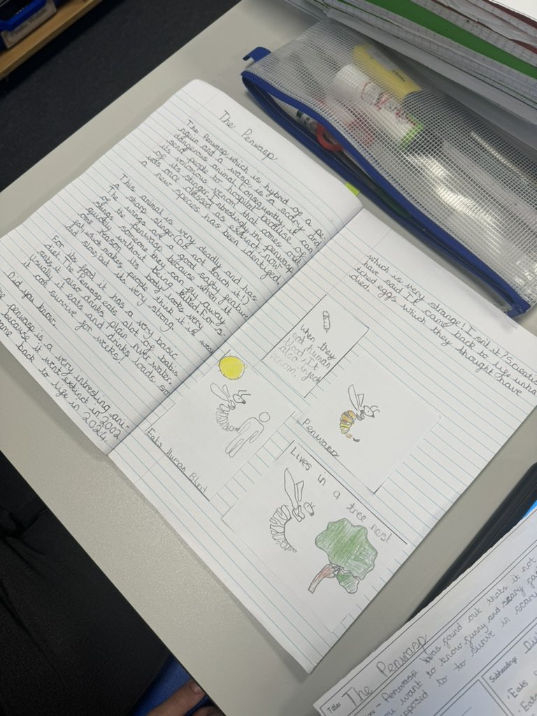 Year 6 have been working unbelievably hard and have produced some excellent non-chronological reports! 2/2 <a href="/MoorsidePA/">MoorsidePA</a> #MoorsidePA #MoorsidePAEnglish