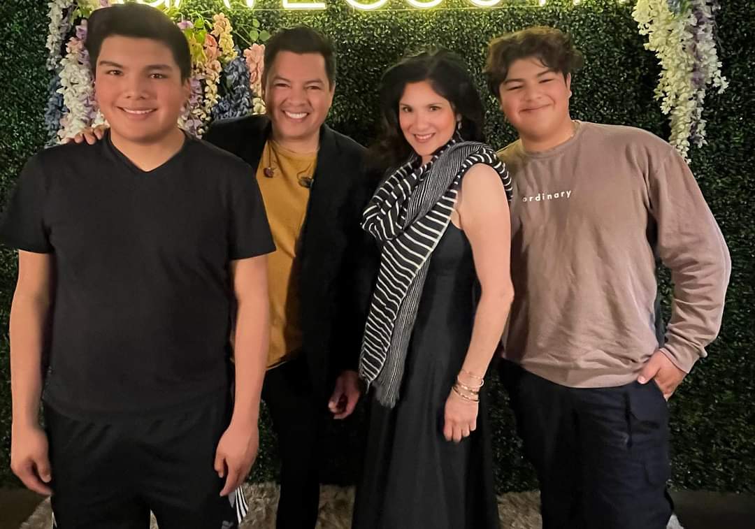 Rarely do we all get to be in a picture at the same time. It was a happy Easter indeed! Blessings to you and yours!