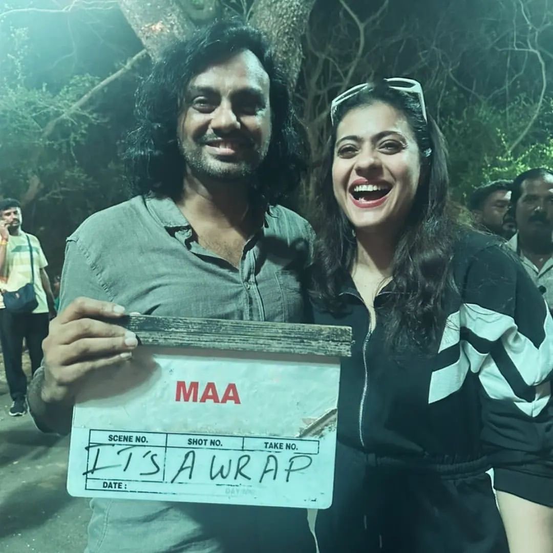 Kajol wraps up the shoot for Horror Thriller 'MAA.' 
.
Produced by Ajay Devgn Films
.
Directed by Vishal Furia (Chhorii, Forensic)
.
#OCDTimes #Maa #Kajol #VishalFuria