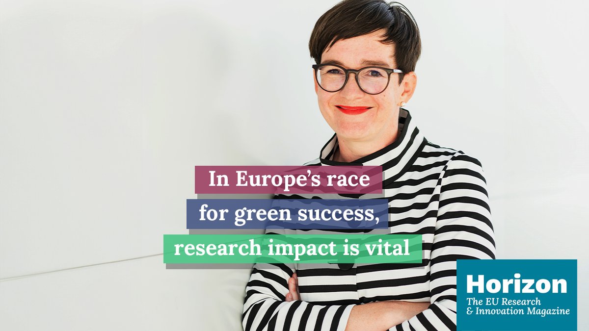 In Europe’s race for green success, research impact is vital. Read Austria’s Henriette Spyra’s exclusive interview with Horizon Magazine, here ➡️ bit.ly/3WPyUQj #ResearchImpactEU