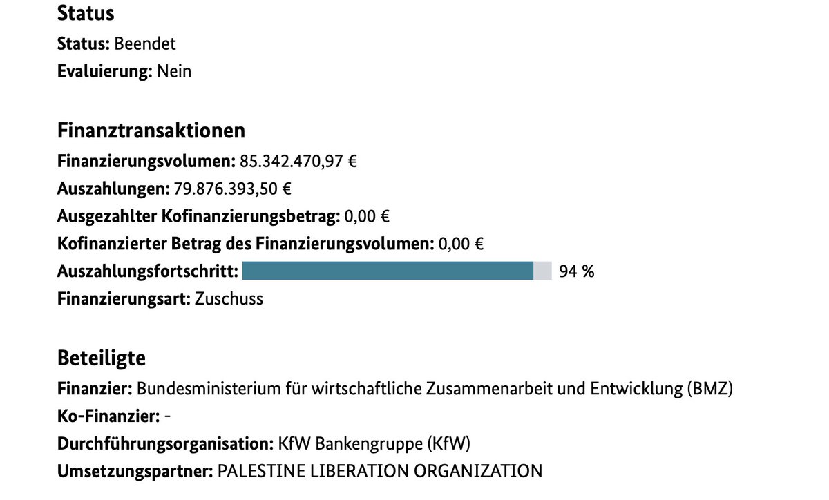 Wie kommen die Tunnel nach Gaza? Und warum kann das AA sagen, dass die Terrortunnel nicht von deutschem Geld gebaut wurden? Wir finden die Antwort mit 'Follow the money'. Unter DE-1-199865718 findet sich die Fördermaßnahme 'Abwasserentsorgung Gaza-Mitte', Auszahlungsbetrag