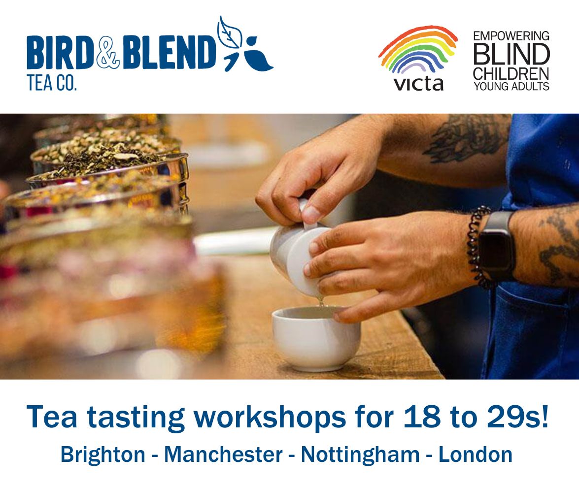 This is a tea lovers dream! @BirdandBlendTea are hosting tea tasting workshops for our lucky 18-29s! Experience a traditional tea tasting session, create your own blend & enjoy Bird & Blend goodies. Find out more & apply: victa.org.uk/victa-calendar…