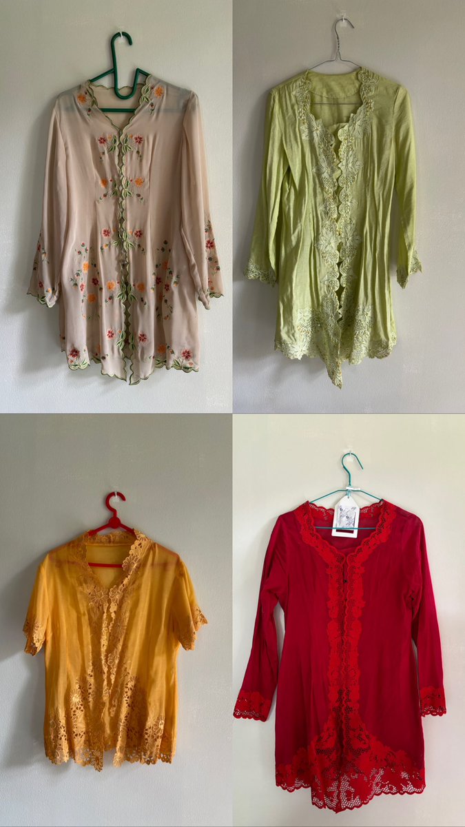 auranetya's tweet photo. Hello guys, iโm selling my mom well used kebaya. If youโre interested let me know yaaa. Appreciate it juga kalo mau ngerepost.
Habis ini gue tweet satu satu detailnya. Bisa lihat di carousell juga yaaa.
Carousell: https://t.co/xUA3801WTS
#kebaya #berkebaya https://t.co/ysD1NzXZ9C
