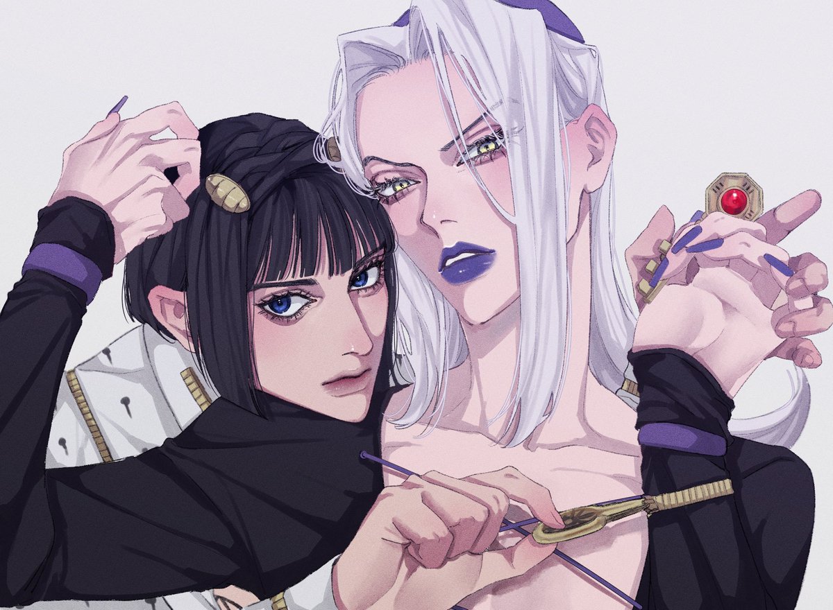 yyu_to003's tweet photo. 🤐💄
#jjba #jjbafanart https://t.co/yZ6XxD4pya