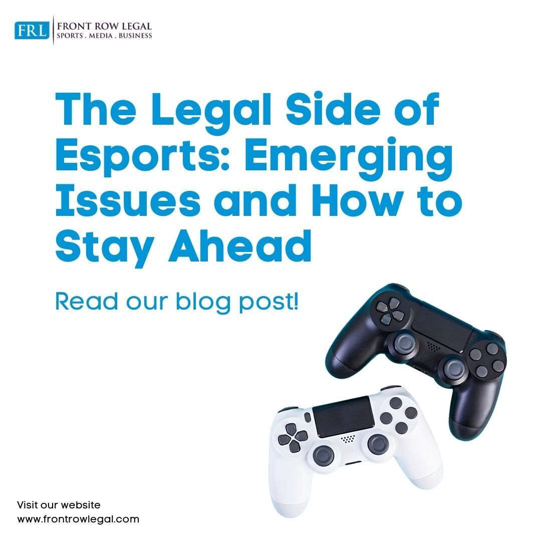 Dive into the legal complexities of eSports with our latest blog post. Stay ahead of emerging issues and equip yourself with the knowledge to navigate the evolving landscape. 🎮 #FrontRowLegal #BoutiqueFirm #LawFirm #LegalAdvice #LegalSupport #SportsLaw #MediaLaw #BusinessLaw