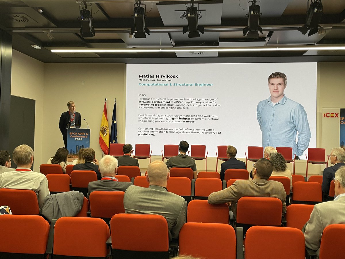 Huikea Matias Hirvikoski <a href="/AInsinoorit/">A-Insinöörit</a> :ltä on vuoden 2024 voittaja Euroopan suunnittelu- ja konsultointialan kattojärjestön EFCAn #FutureLeaders -kisassa digitaalisten ratkaisujen sarjassa.

<a href="/SKOLry/">SKOL ry</a> onnittelee! 👏🏻👏🏻👏🏻🥂