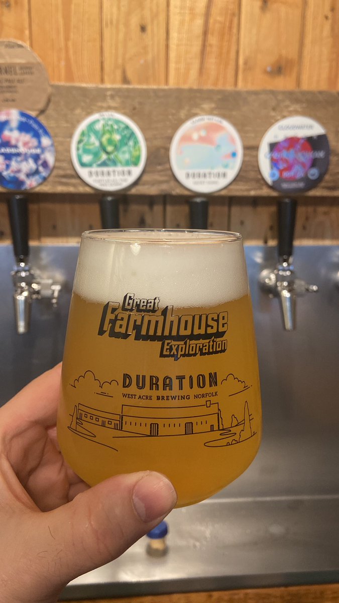 The @DurationBeer Great Farmhouse Exploration is GO! Several different Cask & Kegs pouring all weekend. Quiet song & Bet the Farm tasting 👌👌👌
