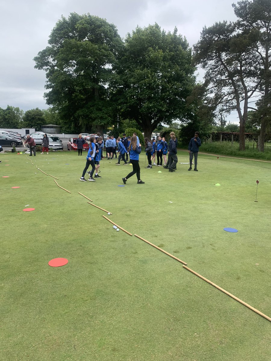 cbscarlow's tweet image. Watch out Rory!! Some fantastic skill on display from pupils of @TinrylandNS who joined us for some putting practice at our Golf Classic ⛳️🏌️‍♂️ #cbsfamily #putting