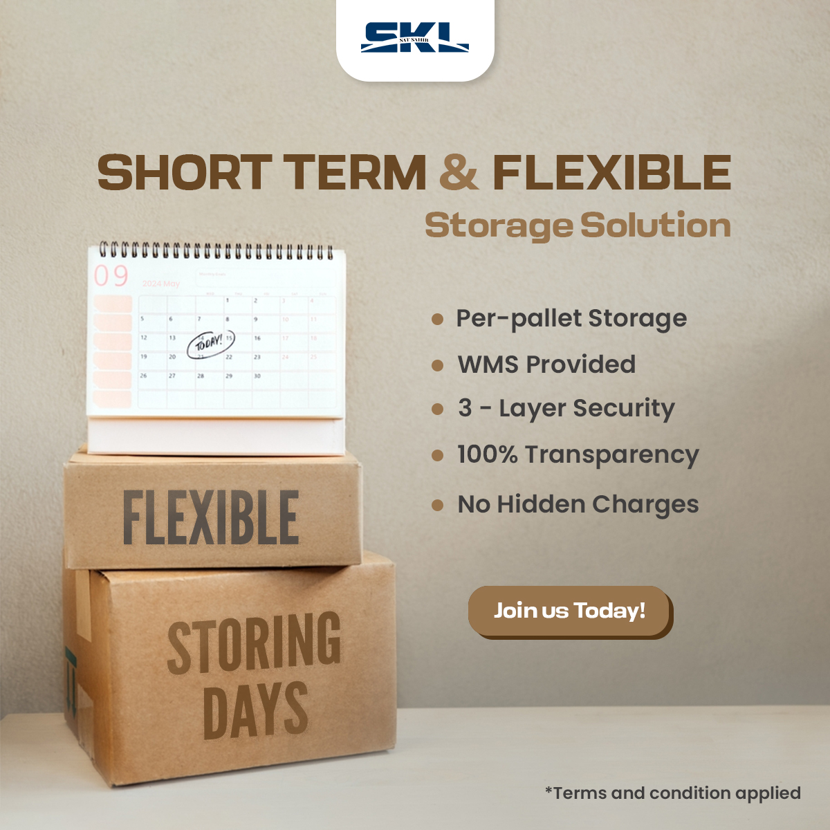SKL_logistics's tweet image. Short-term storage made easy! Our per pallet warehouse storage solutions are flexible to fit your needs.
.
.
#ShortTermStorage #FlexibleSolutions #perpallet #perpalletsolution #GrowWithUs #WarehouseLogistics #ExploreOurServices #warehouse #warehousestorage #satkabirlogistics