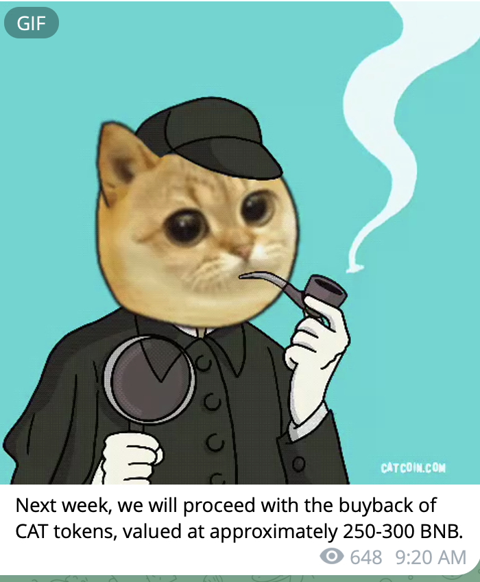 cryptodialz's tweet photo. #catcoin buy back soon https://t.co/POOfbnFnhk