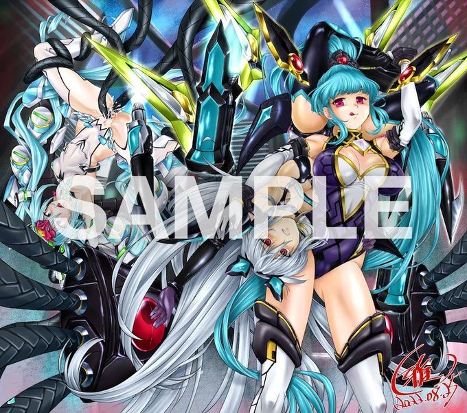 #作画カロリーの高い作品を上げようぜ近年だとこれが最高カロリーかな。この後、絵気力回復まで時間かかったなぁ…(;'▽`A`` 