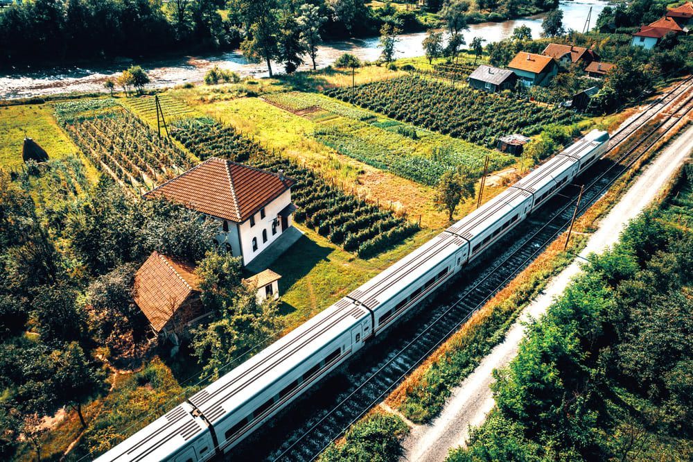 SaveATrain's tweet photo. Do not follow where the path may lead. Go instead where there is no path and leave a trail. #rail #railroad #world #Europe_Travel -SAVEATRAIN.COM https://t.co/tg3bxwUhva