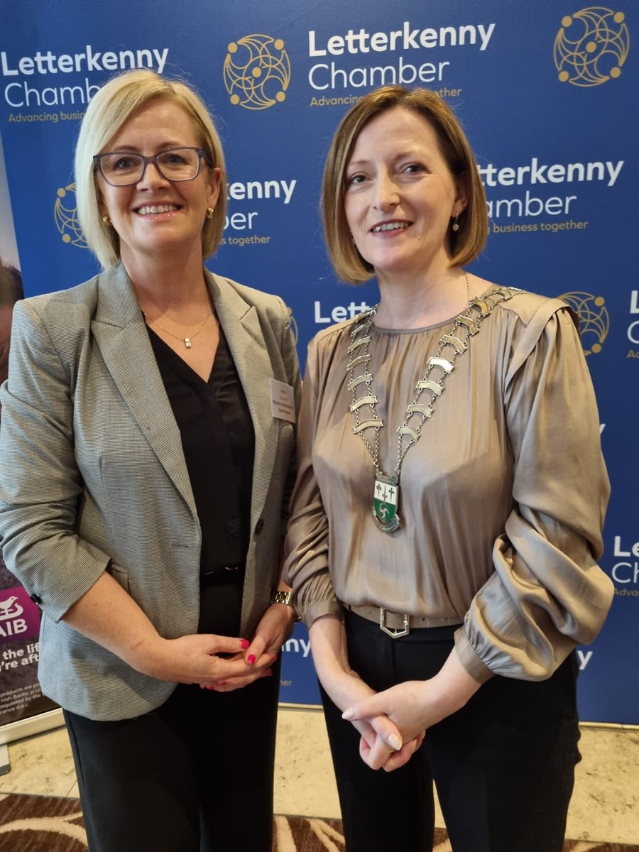 WesternDevelopment.ie (@westerndevco) on Twitter photo Anne Graham, our Community & Green Finance Manager with <a href="/lkchamber/">Letterkenny Chamber</a> President, Claire Mc Donough, at the Letterkenny Chamber President's Lunch today in <a href="/RadissonBluLK/">Radisson Blu Letterkenny</a>. Anne Graham, our Community & Green Finance Manager with <a href="/lkchamber/">Letterkenny Chamber</a> President, Claire Mc Donough, at the Letterkenny Chamber President's Lunch today in <a href="/RadissonBluLK/">Radisson Blu Letterkenny</a>.