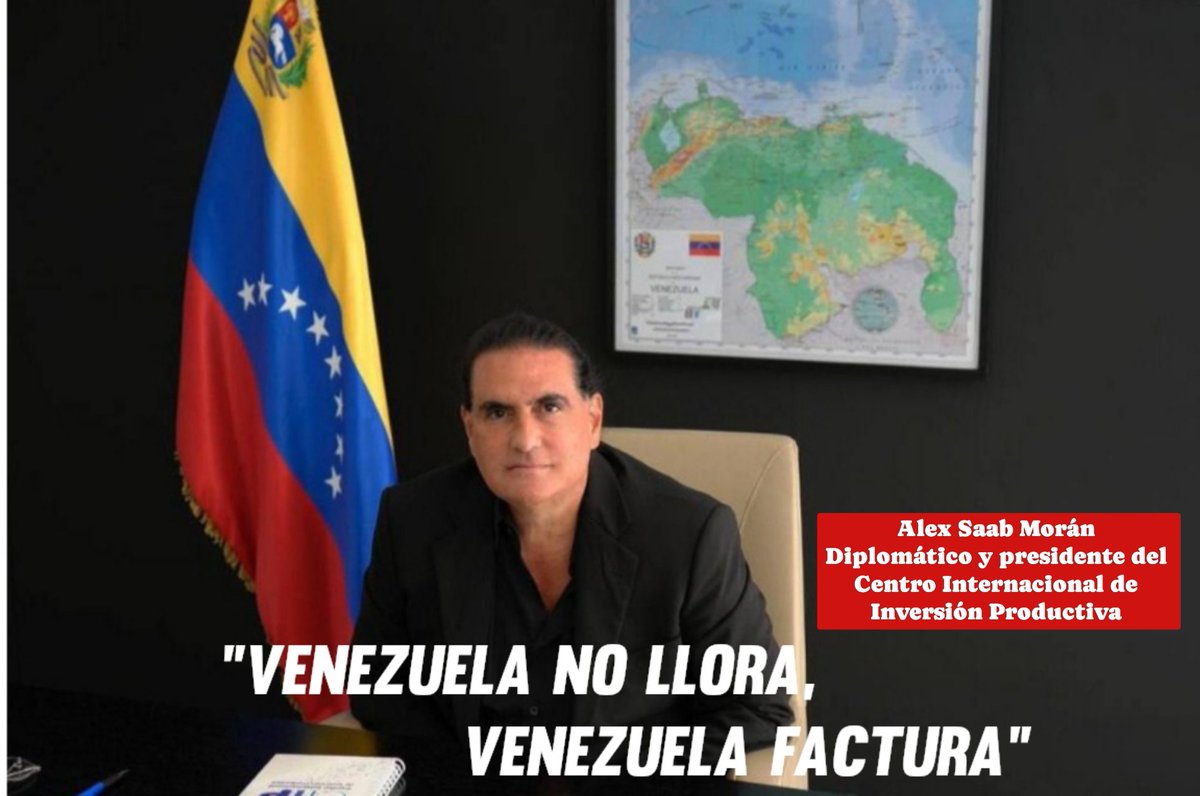 Pdte @CiipVen, Alex Saab, @AlexNSaab, sobre sanciones🗣️'Venezuela no llora, Venezuela factura', es #VerdadDePueblo, 'nos volvimos expertos en trabajar presionados y damos garantías a inversionistas de seguridad y estabilidad. Saben de potencial muy grande' fusernews.com/alex-saab-sobr…