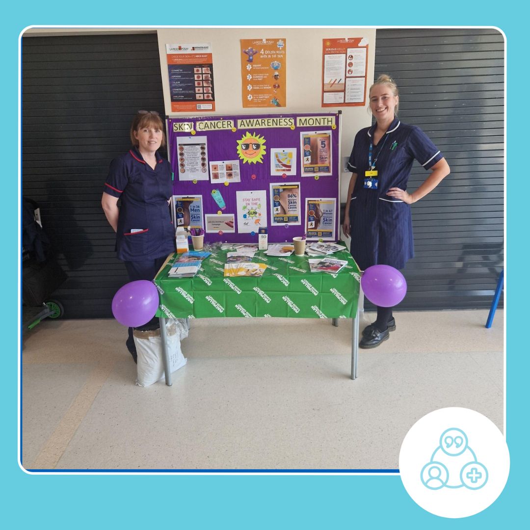 Mid and South Essex Hospitals Patient Experience (@msepatientexp) on Twitter photo Please come and visit our wonderful skin cancer specialist nurses outside the canteen, at Basildon Hospital today until 2pm, for any help and advice. #SkinCancerAwareness <a href="/MSEHospitals/">Mid and South Essex NHS Foundation Trust</a> <a href="/EmmaSweeney1978/">Emma Sweeney</a> Please come and visit our wonderful skin cancer specialist nurses outside the canteen, at Basildon Hospital today until 2pm, for any help and advice. #SkinCancerAwareness <a href="/MSEHospitals/">Mid and South Essex NHS Foundation Trust</a> <a href="/EmmaSweeney1978/">Emma Sweeney</a>