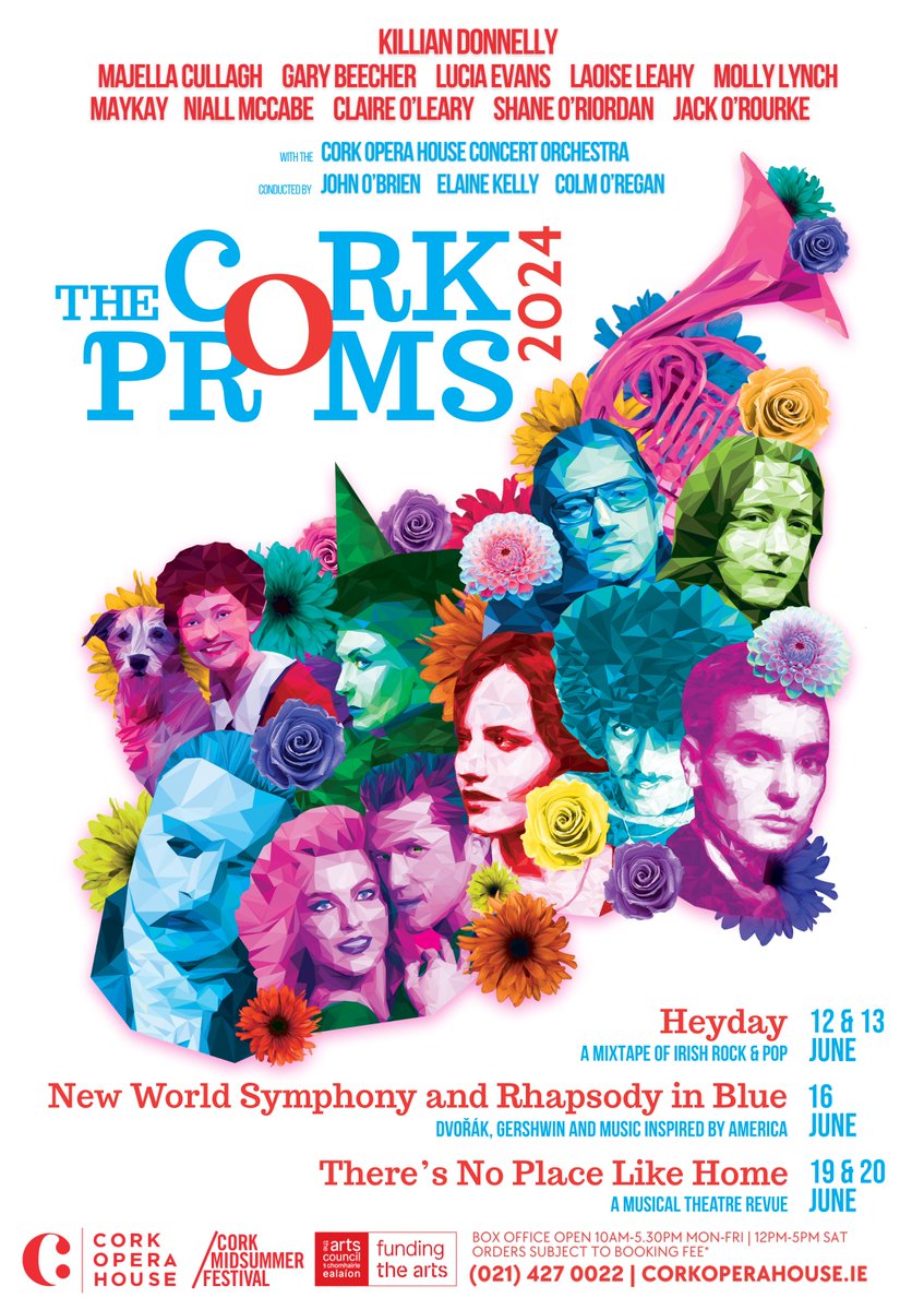 We're excited to see some of our lecturers and alumni featuring in the upcoming Cork Proms hosted by @CorkOperaHouse, June 12-20. Info and tickets from: corkoperahouse.ie