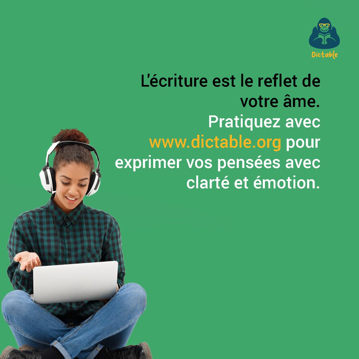 dictable_org's tweet photo. Améliorez votre orthographe dès aujourd'hui ! Rejoignez https://t.co/7eII5HIgvS pour des dictées gratuites et amusantes.
https://t.co/Ax73sFbjCA
#dictée #excellence #français #langue https://t.co/sX3j7oimDz