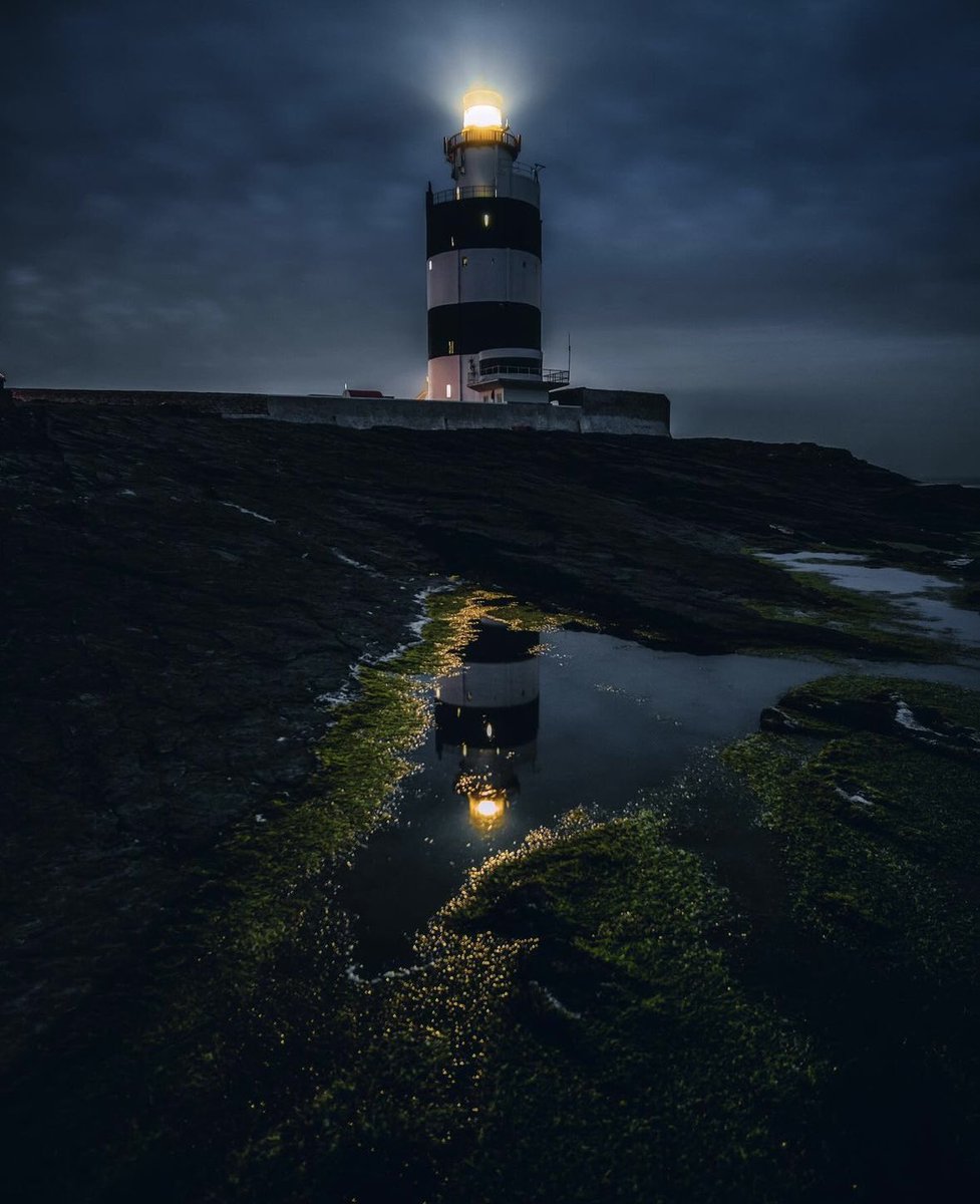 The permanece of Hook Lighthouse and its constant beam of light cutting through the night is astounding while also a comfort. Tours of our beautiful lighthouse are available everyday Isn’t this a cracker of a shot by @lenshood_mishaps #Wexford #Ireland #Lighthouse #VisitWexford
