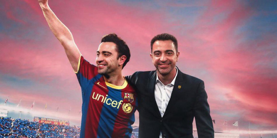 💙❤️ Gracias Xavi. Gracias por pagar de tu bolsillo tu cláusula para venir. Gracias por volver a hacernos campeón de liga. Gracias por confiar en todos los jóvenes y sembrar la base del futuro. Sin ti no tendríamos a Lamine, Cubarsi, Fort y Fermín en el primer equipo.

Eres y