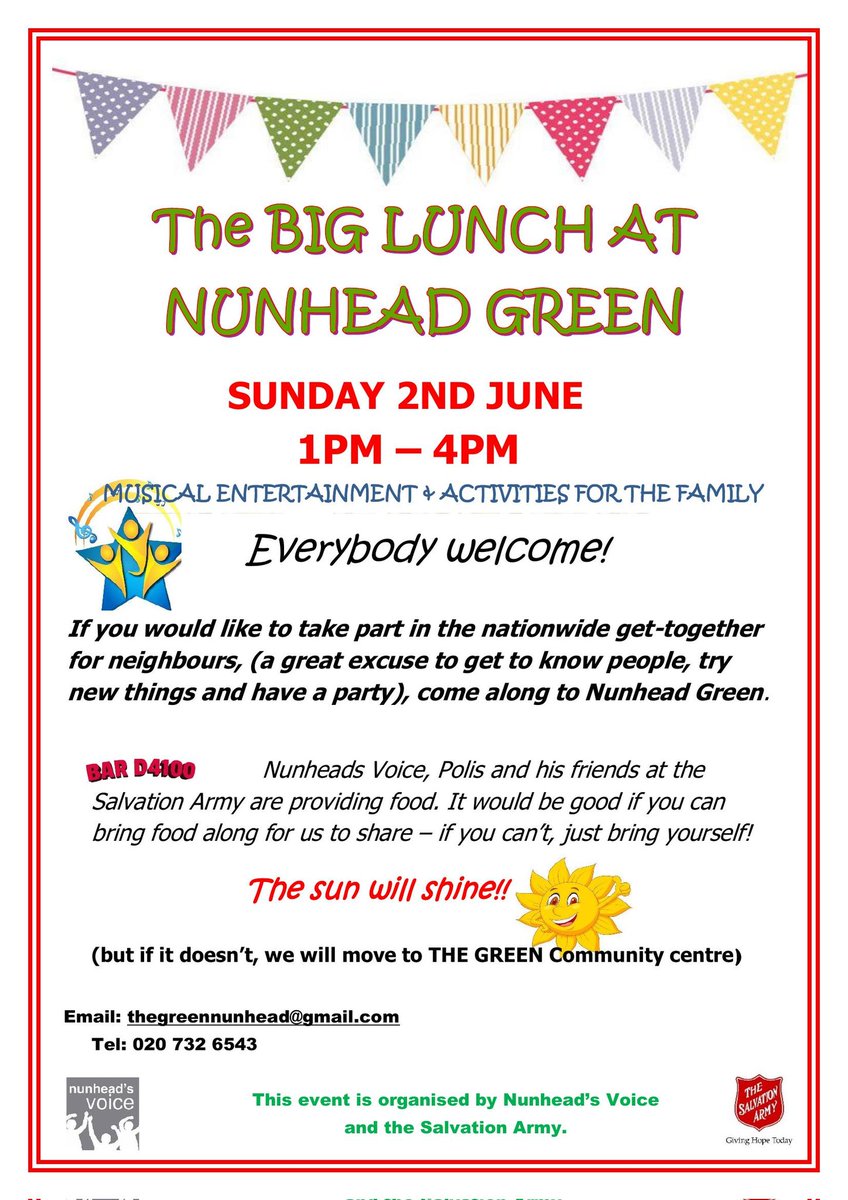 Peter D Holmes (@pdh100100) on Twitter photo The BIG Lunch is back on Nunhead Green SE15, Sunday June 2nd 2024...PLEASE RT.
<a href="/cllrdoradf/">Dora Dixon-Fyle MBE</a>
<a href="/MPSDulwichWood/">Dulwich Wood Police</a> <a href="/MPSPeckhamSnt/">Peckham Snt</a> <a href="/MPSGooseGreen/">Goose Green Police</a> <a href="/IvanhoeResAssoc/">Ivanhoe Residents</a> <a href="/PeckhamVision/">Peckham Vision</a> @ShinyShep @cosouthwark <a href="/NunheadsVoice/">Nunhead's Voice</a> <a href="/SGTOonline/">Southwark Group of Tenants Organisation (SGTO)</a> <a href="/WHYCNunhead/">WHYC</a> <a href="/CoplestonCentre/">Copleston Peckham</a> <a href="/Rhules/">Ms Sandra Rhule</a> <a href="/ReginaldPopoola/">Reginald Popoola 🍉</a> The BIG Lunch is back on Nunhead Green SE15, Sunday June 2nd 2024...PLEASE RT.
<a href="/cllrdoradf/">Dora Dixon-Fyle MBE</a>
<a href="/MPSDulwichWood/">Dulwich Wood Police</a> <a href="/MPSPeckhamSnt/">Peckham Snt</a> <a href="/MPSGooseGreen/">Goose Green Police</a> <a href="/IvanhoeResAssoc/">Ivanhoe Residents</a> <a href="/PeckhamVision/">Peckham Vision</a> @ShinyShep @cosouthwark <a href="/NunheadsVoice/">Nunhead's Voice</a> <a href="/SGTOonline/">Southwark Group of Tenants Organisation (SGTO)</a> <a href="/WHYCNunhead/">WHYC</a> <a href="/CoplestonCentre/">Copleston Peckham</a> <a href="/Rhules/">Ms Sandra Rhule</a> <a href="/ReginaldPopoola/">Reginald Popoola 🍉</a>