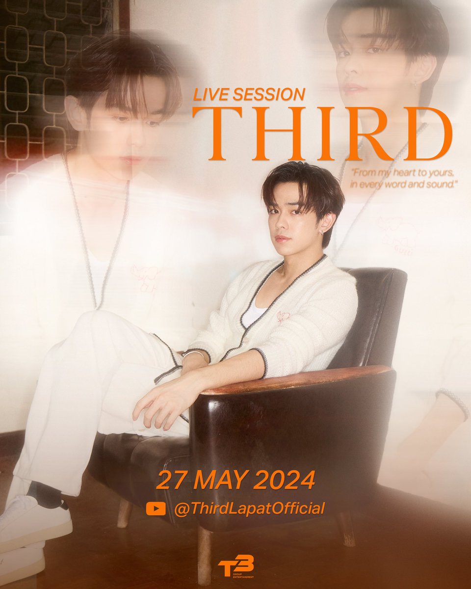 t3group_ent's tweet photo. ครั้งแรกของ #ThirdLiveSession ที่จะมาถ่ายทอดเรื่องราวผ่านเสียงเพลง!

“From my heart to yours, in every word and sound."

📌Save the date : May 27, 2024

🎶YouTube : @ThirdLapatOfficial 

#ThirdLapat
#t3group_ent https://t.co/xjhNytbjan