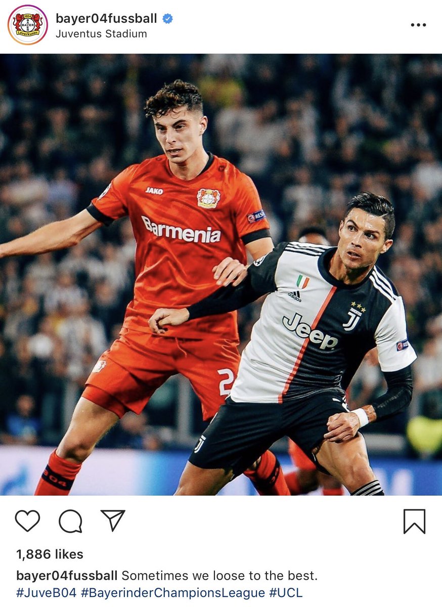 🔙Bayer Leverkusen on Instagram.