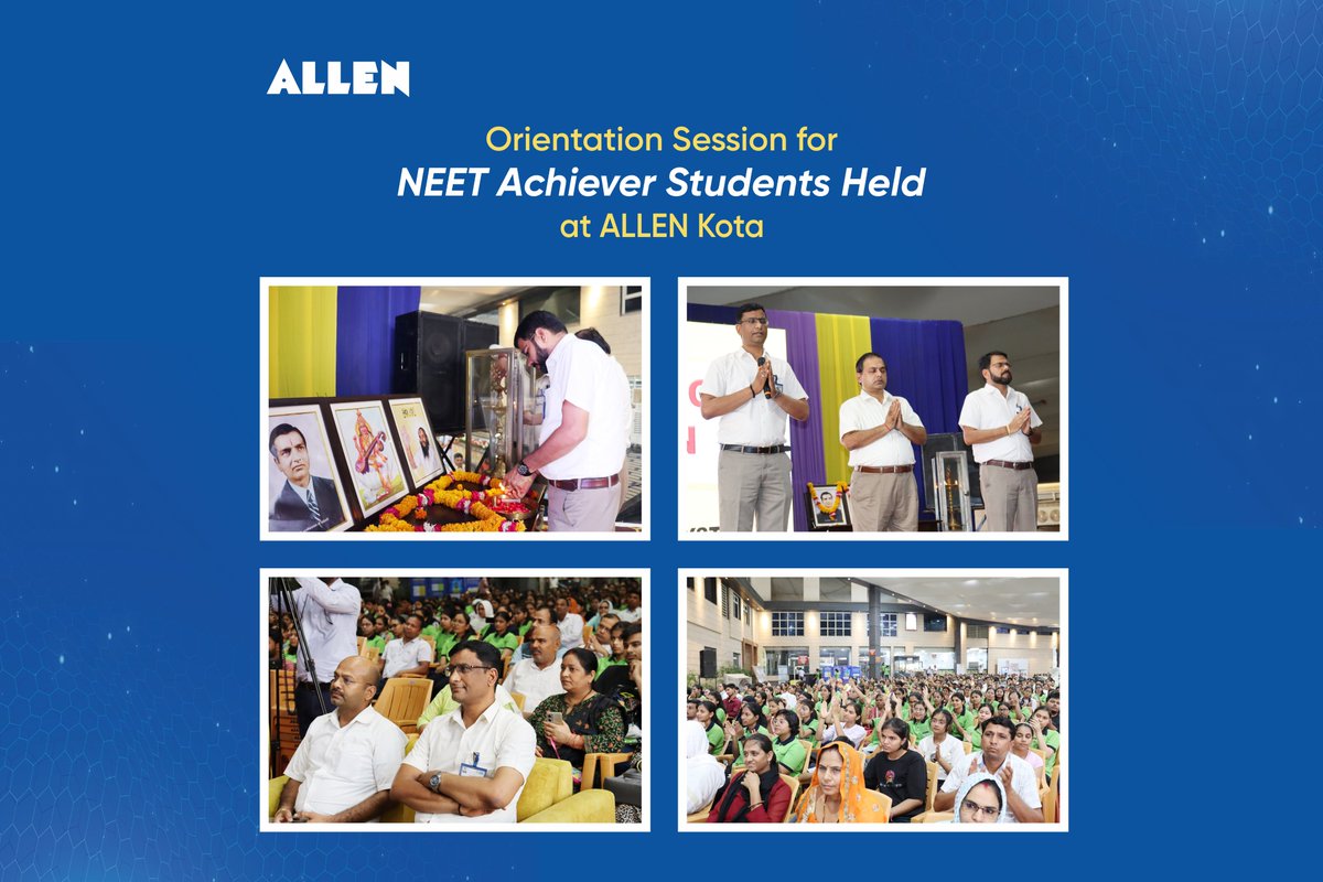 👉🏻 ALLEN Career Institute organized Orientation session & Parenting session for the NEET Achiever phase III students at Supath Campus on 22nd May 2024 ✅ Students and their Parents were enthusiastic about learning about ALLEN's robust support system, doubt resolution, personal