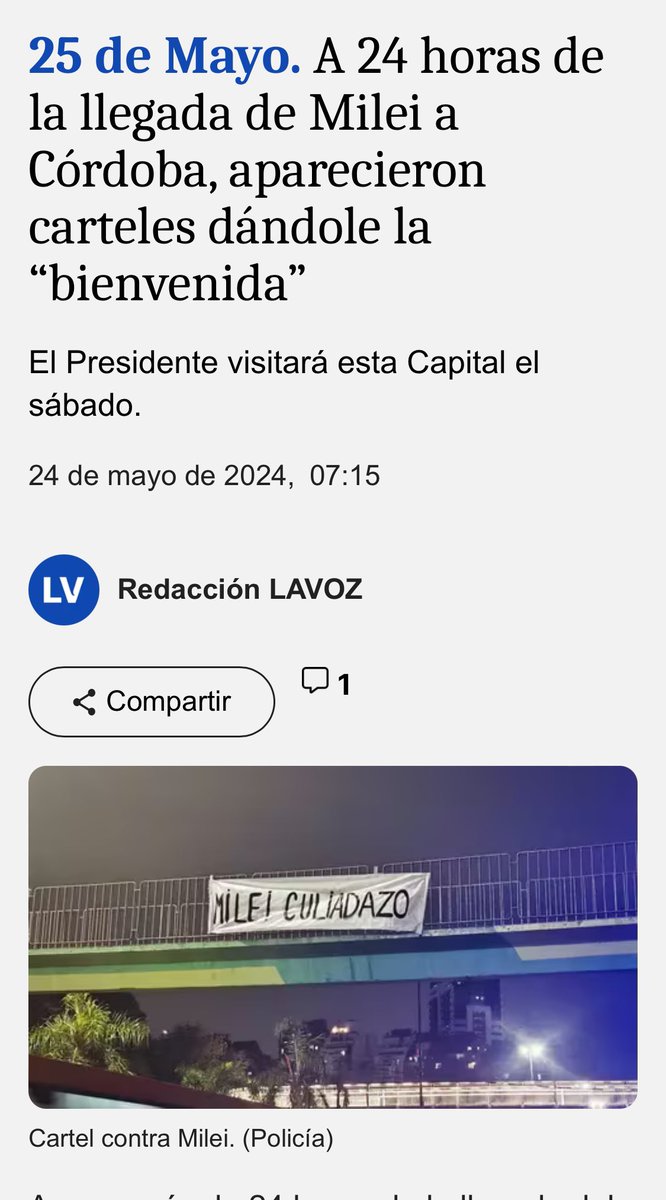 Amanece en Còrdoba y el pueblo de la ciudad se expresa libremente…