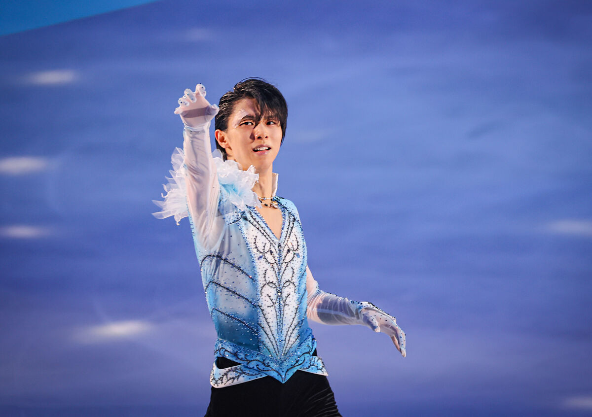 羽生結弦さん　ガンダム曲を熱演　大トリで西川貴教とコラボ hochi.news/articles/20240… #フィギュアスケート #figureskating